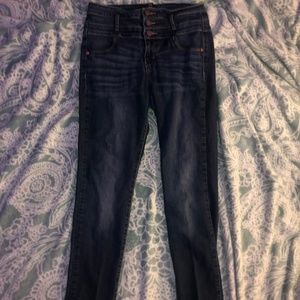 High Waist Blue Jeans